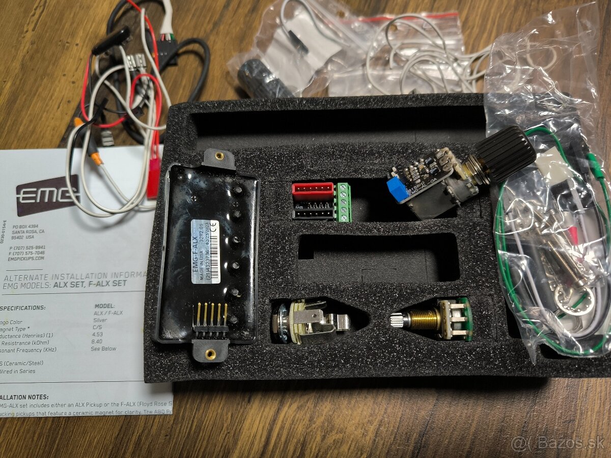 Predám nový emg set Alexi Laiho - 9