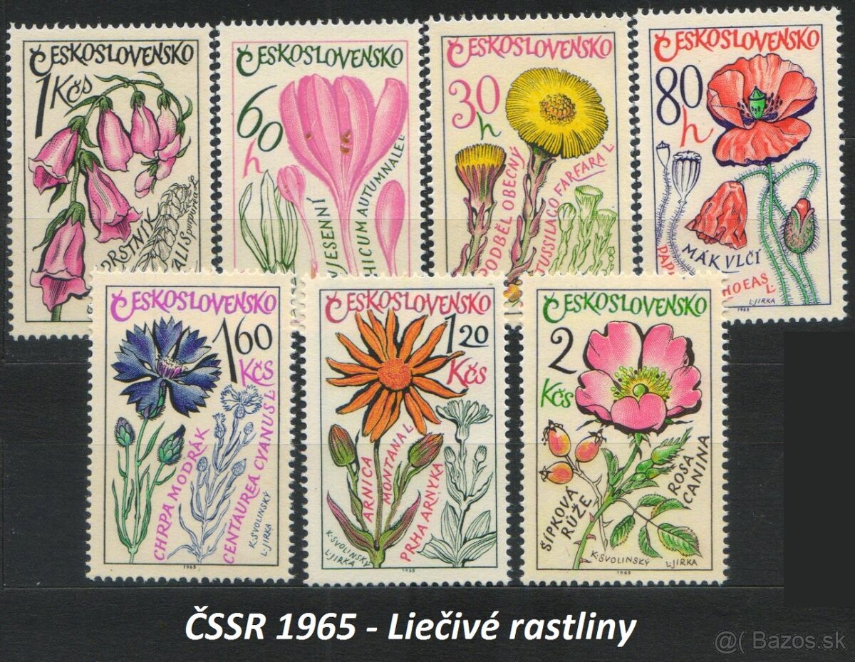 Poštové známky, filatelia: ČSR+ČSSR, slávne série A - 9