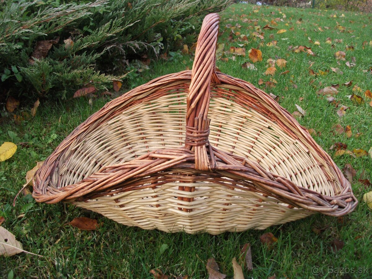 Prútenný kôš(košík)2kusy-predám.Lacno. - 9