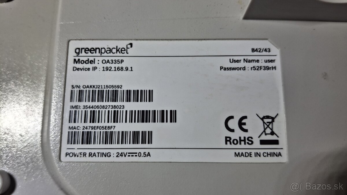 antena Greenpacket 4G LTE+konzola+Poe adapter - 9