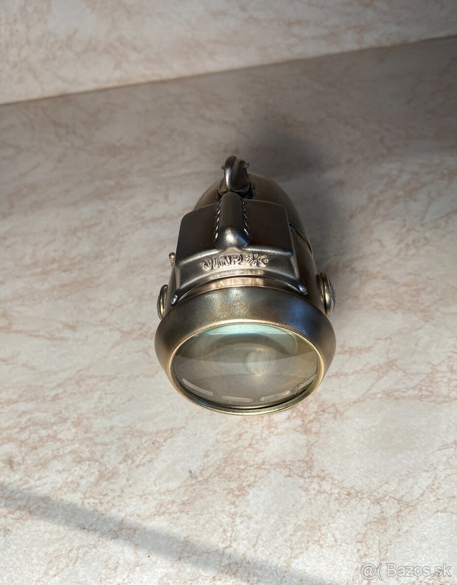 Karbidová lampa 3 na historický bicykel. - 9