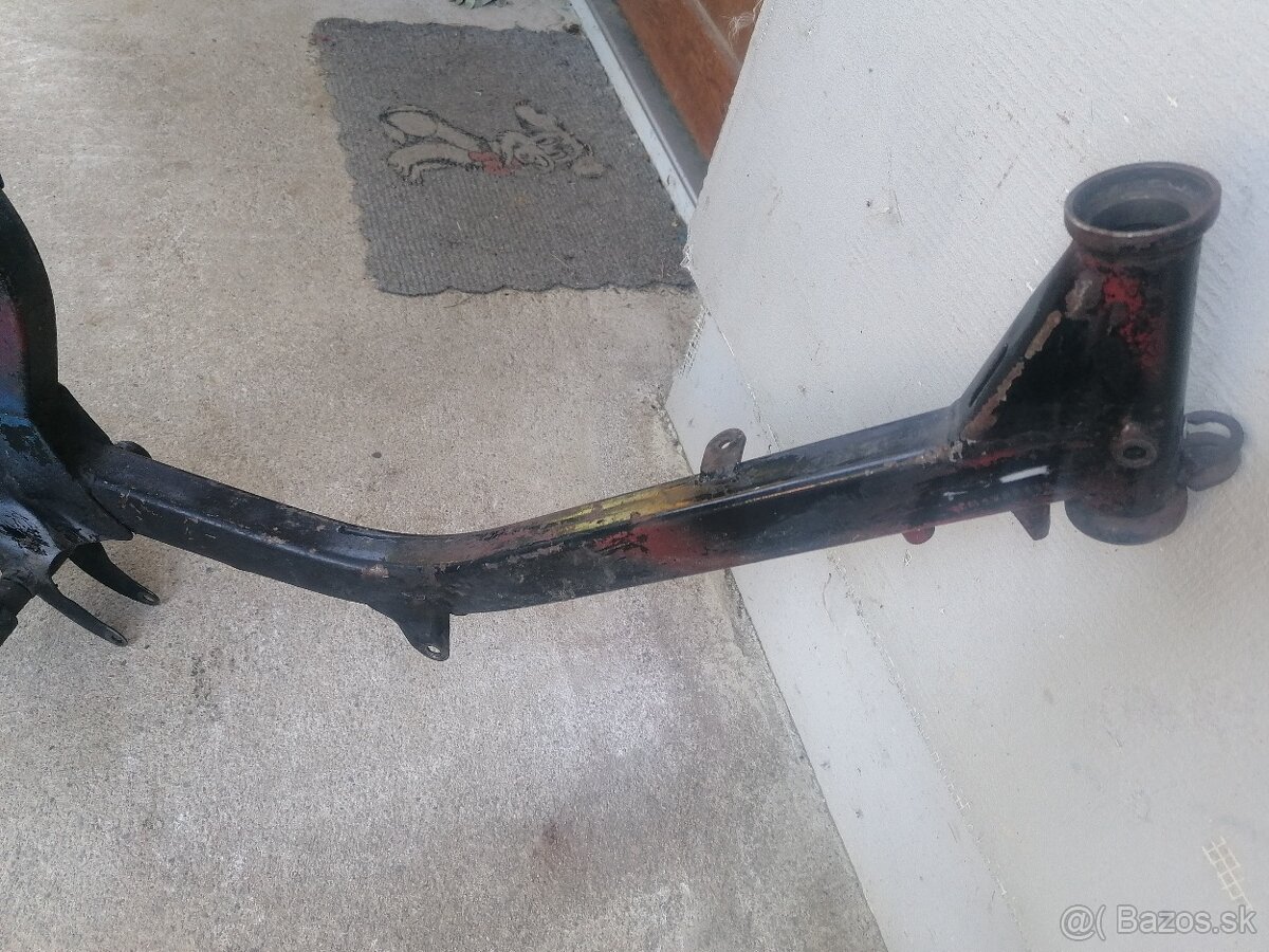 Predám rám so zadnou vidlicou na Jawa 23 mustang - 9