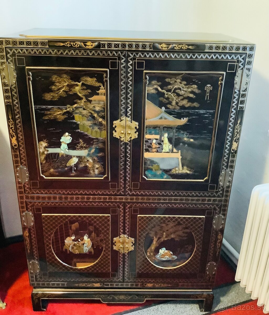Starožitná Čínská Komoda - 9