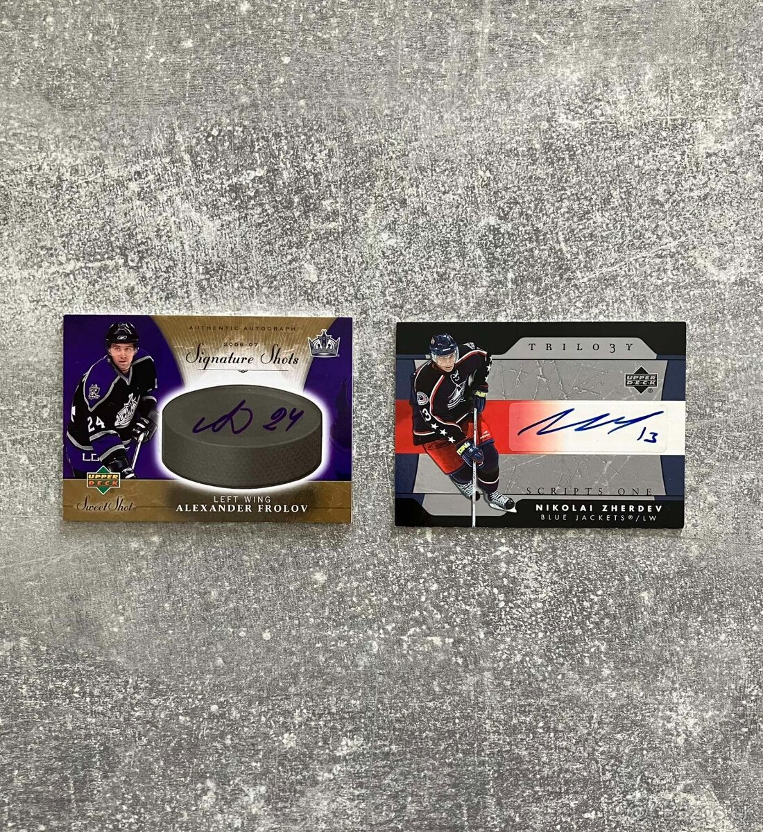 Hokejové podpísané auto karty NHL hráčov - 9