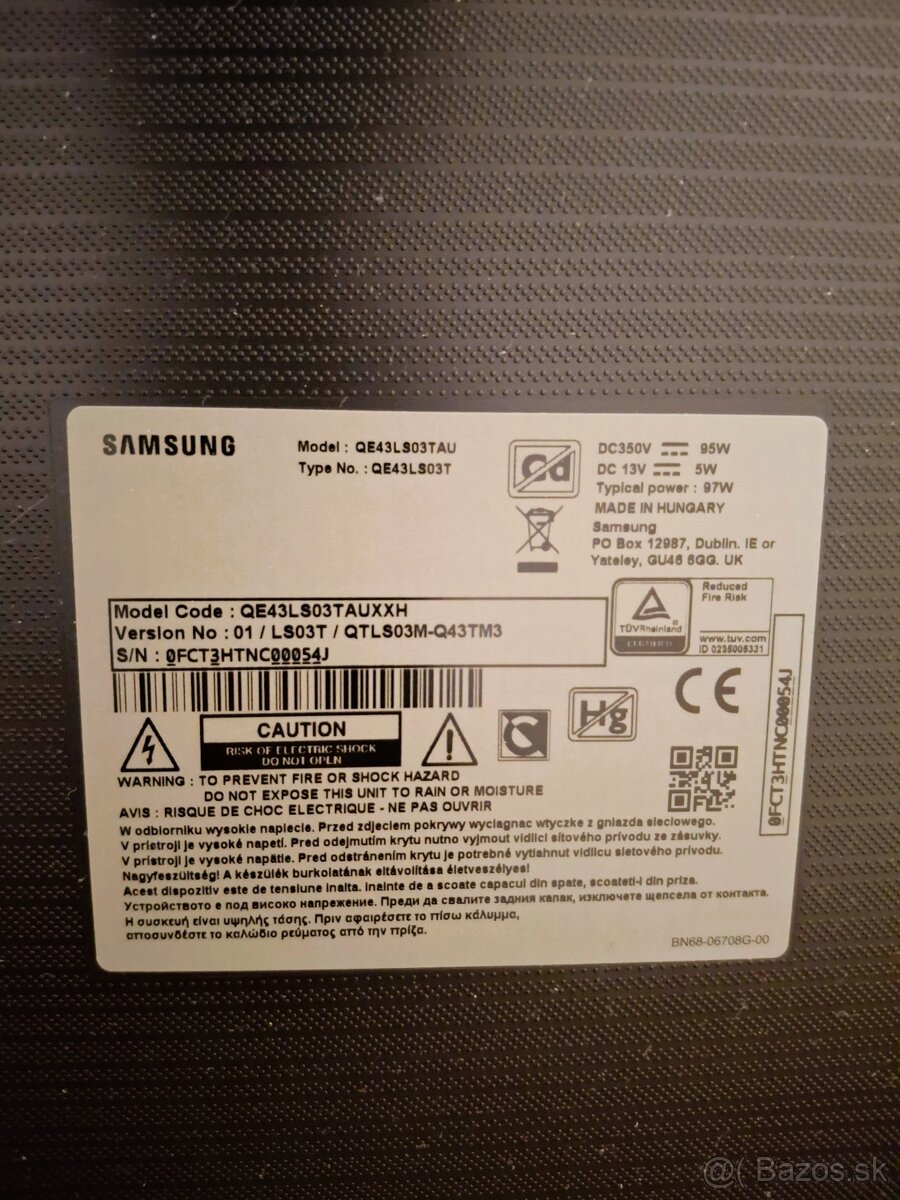 Televízor Samsung The Frame 4K SMART TV - 9