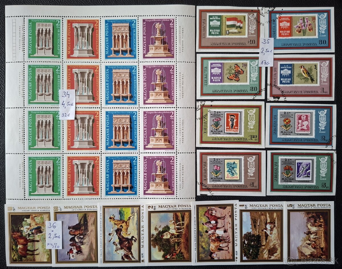 Postove znamky Madarsko (56poloziek) - 9