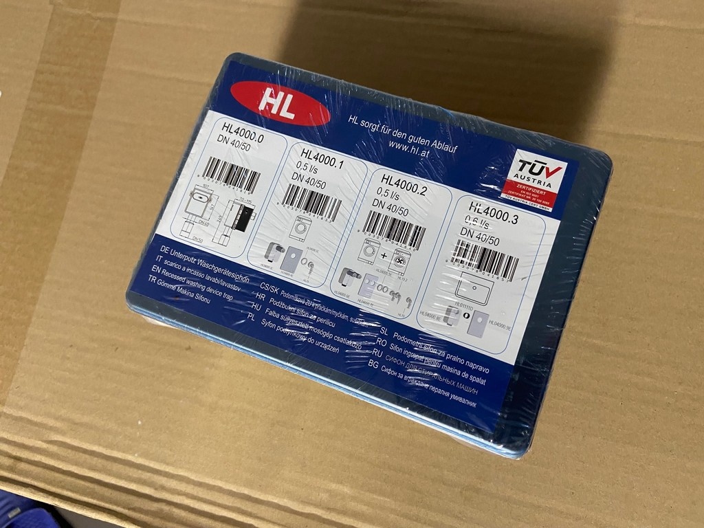 Sifón podomietkový DN50/40 pre napojenie 2 spotrebičov - 9