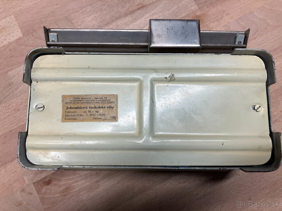 Stará Retro Kuchynská Mechanická Váha - 9