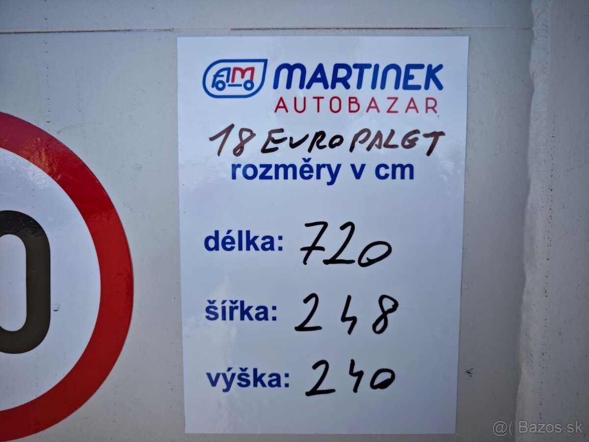 DAF LF 230,12t, 18 PALET, KLIMA, ČELO, 2x shrnovačka - 9