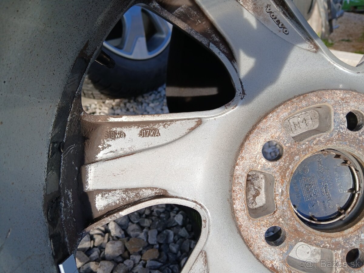 Predám alu.disky org.VOLVO na zimných pneu - 9