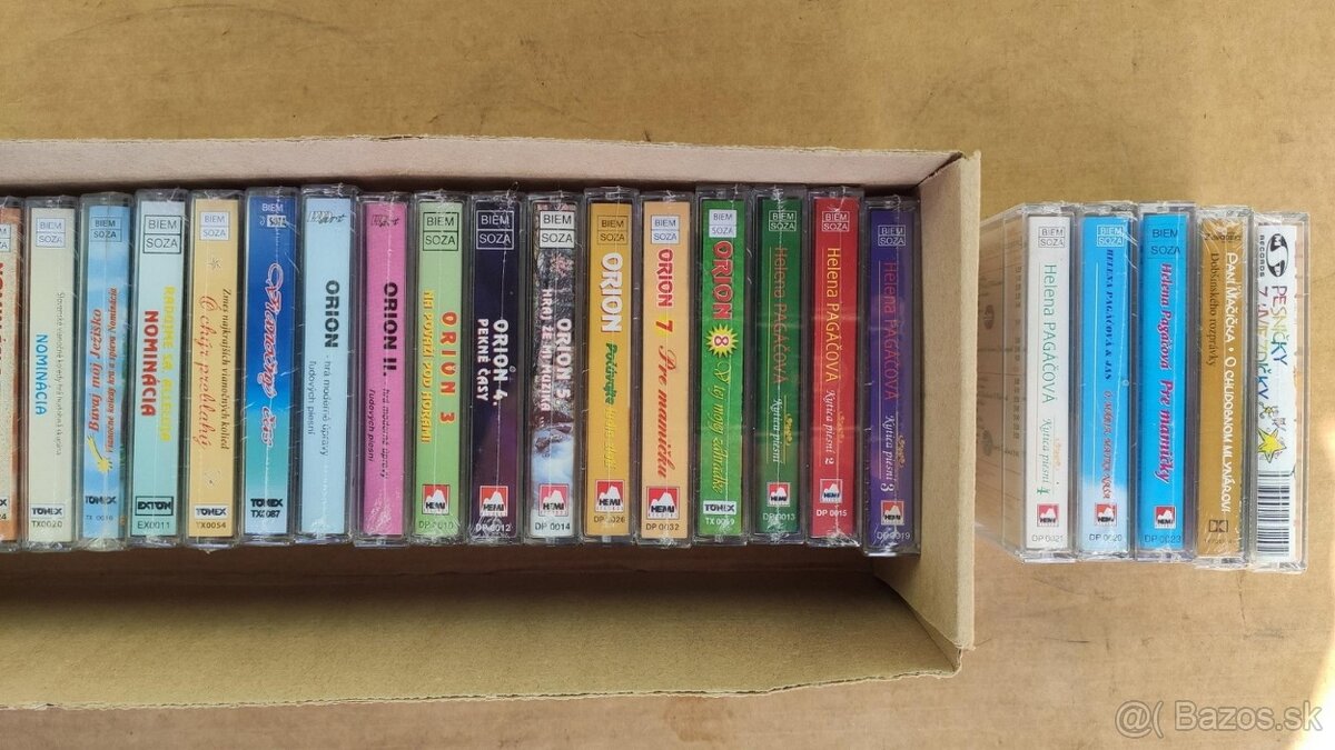 Zbierka nerozbalených magnetofónových kaziet 1. časť. - 9