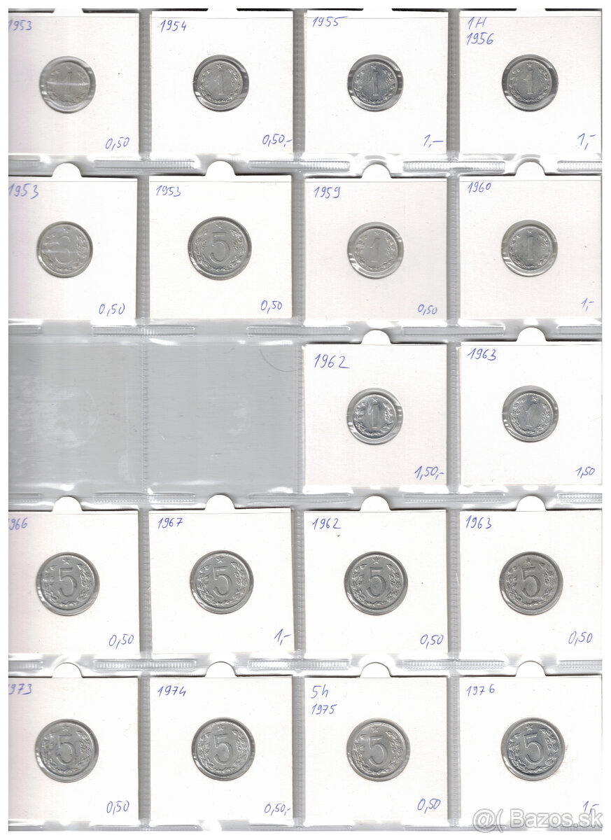 Obehove mince CSSR 1946-1992 - 9