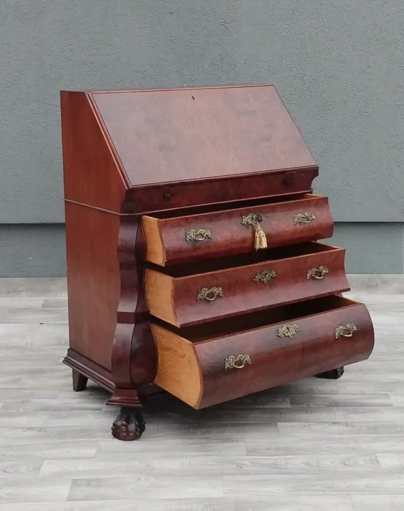 Stôl sekretársky starožitný “ BAROKO „. - 9