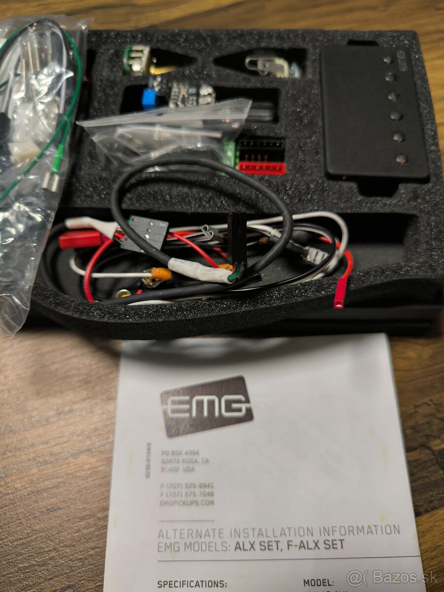 Predám nový emg set Alexi Laiho - 9