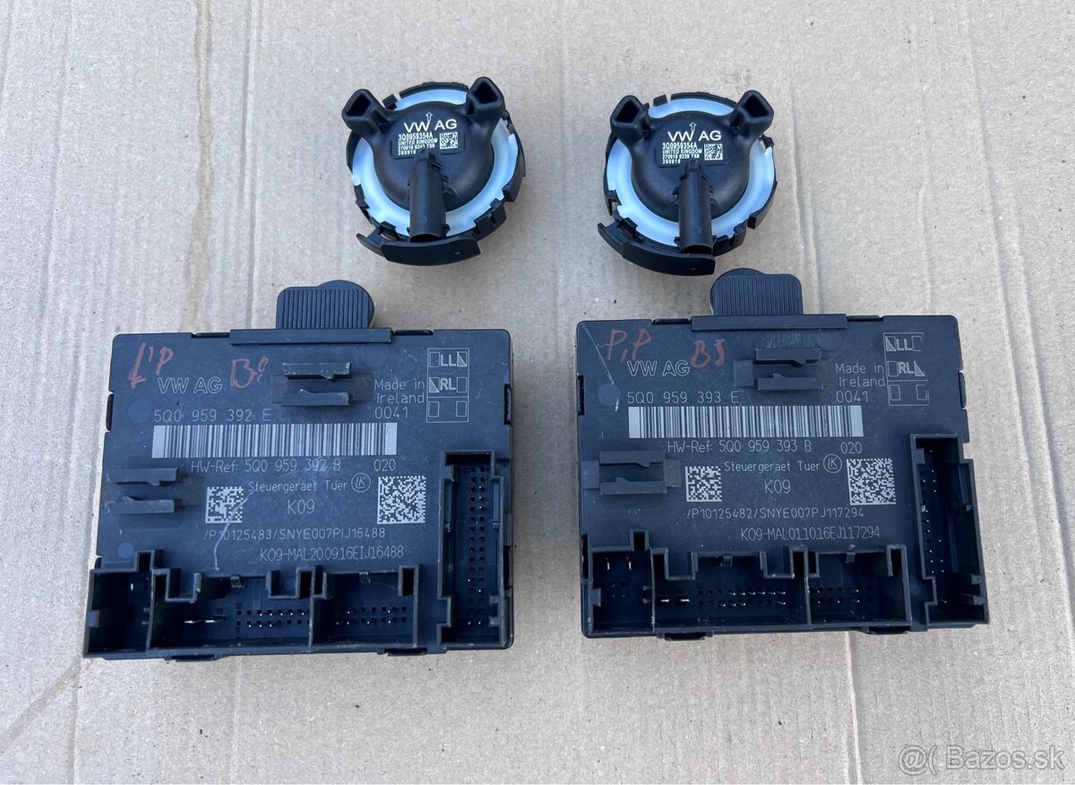 VW Passat b8 kľúčka zámok kabelaž sklo - 9