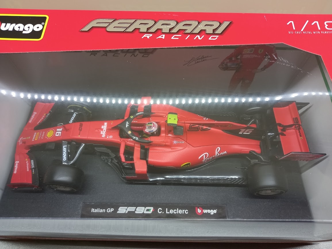 6x F1 FERRARI LECLERC A VETTEL BURAGO 1:18 - 9