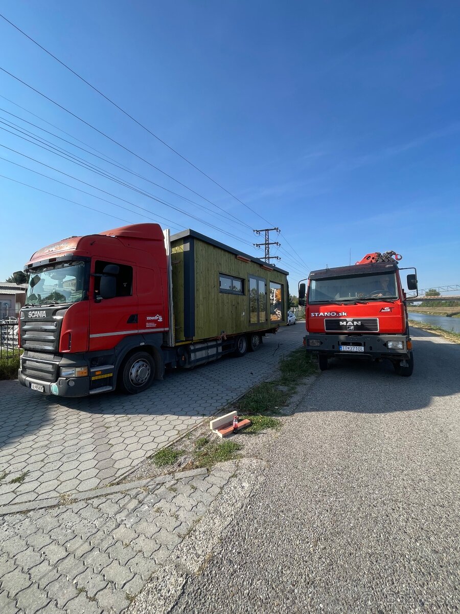 Preprava strojov podvalníkom ,odťah ,preprava tovaru - 9