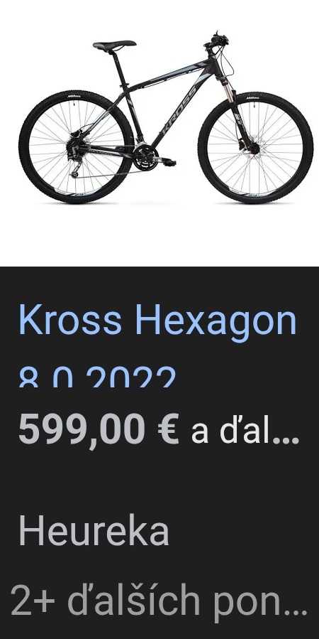 KROSS Hexagon X8, kolesá 26x2,1, rám L - 9