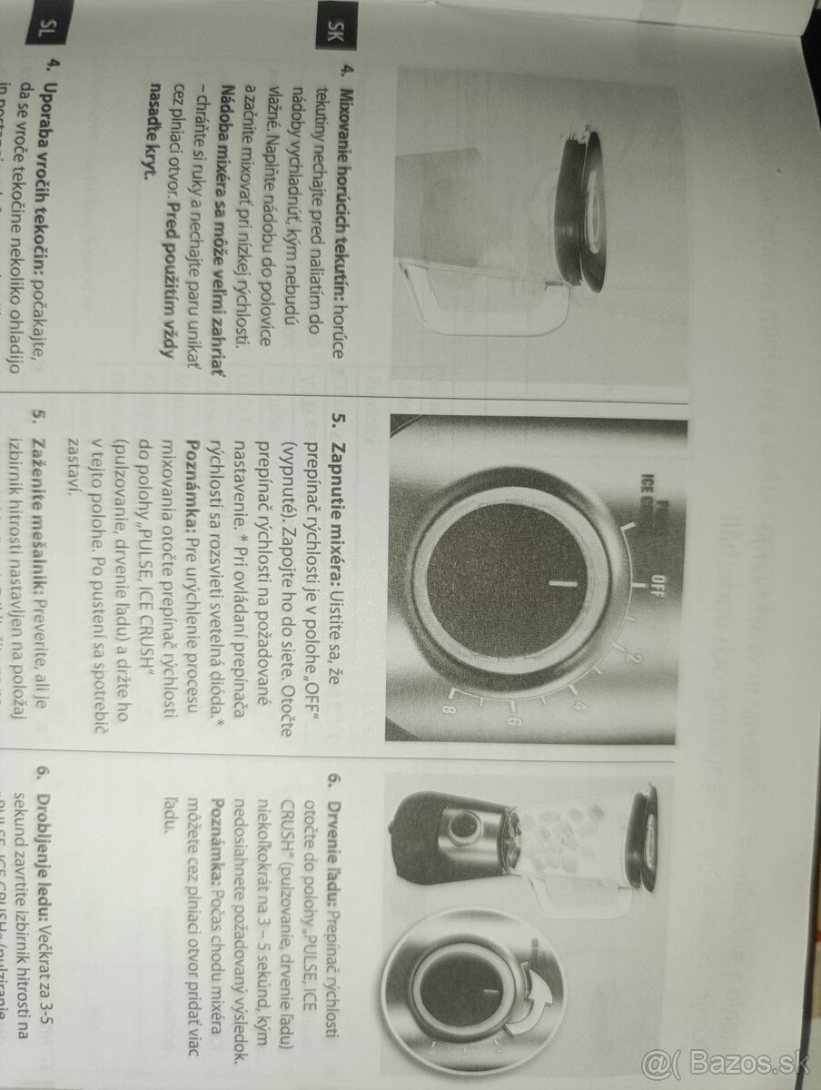 Stolný mixér Electrolux - 9