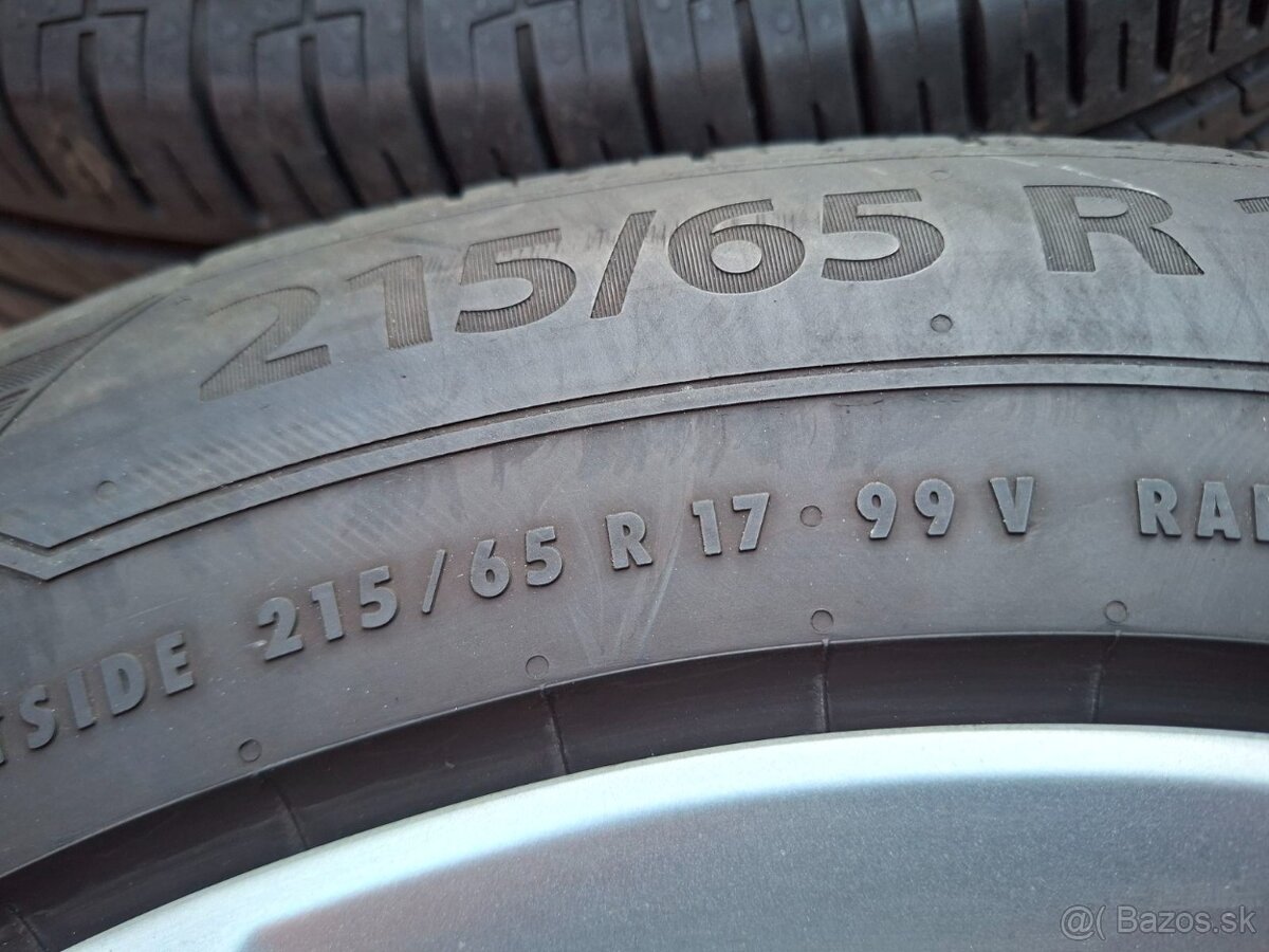 Orig. hliníkové disky Opel R17, 5x108 - 9