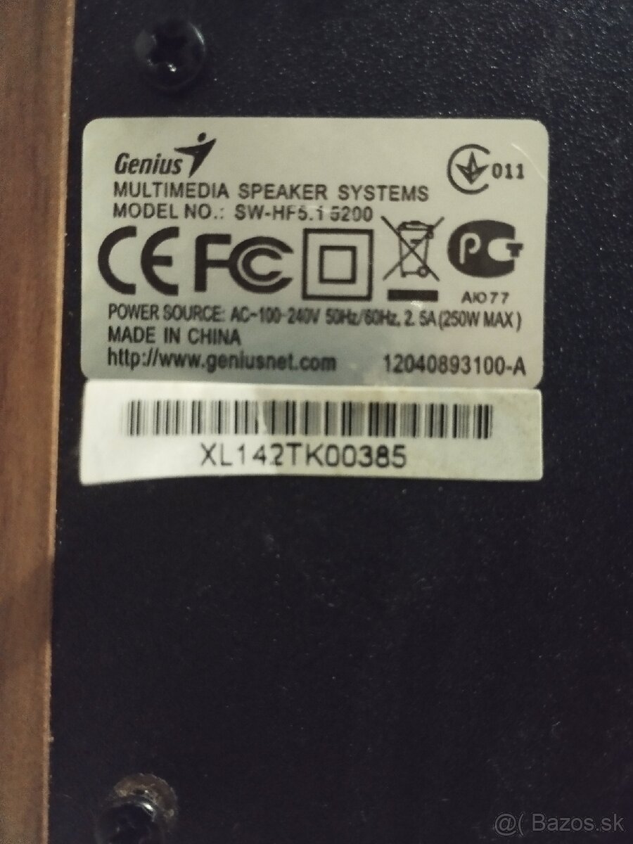 Predám reproduktory Génius HF 5 1 5200 - 9