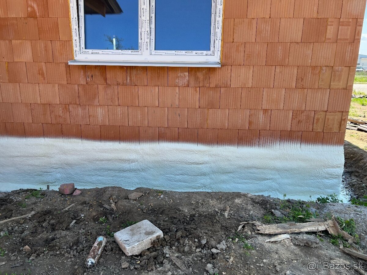 Striekaná polyuretánová izolácia a parozábrana + termokamera - 9