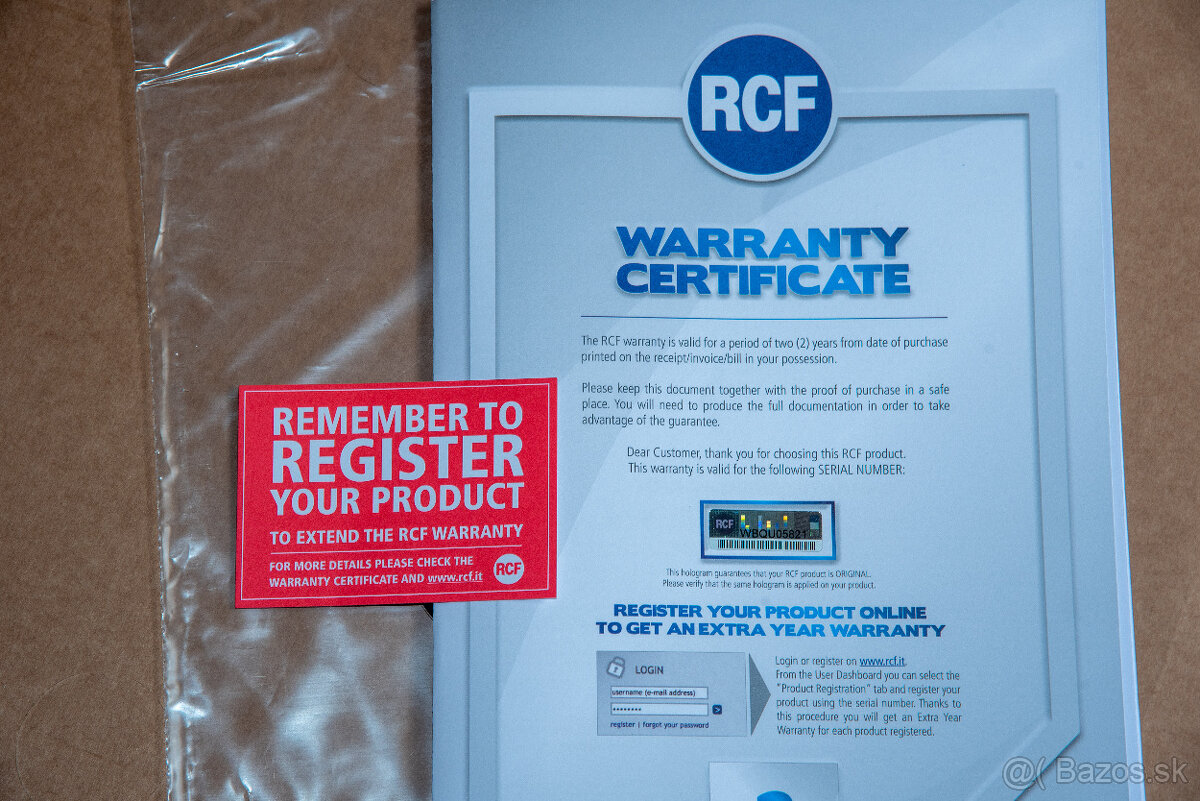 RCF HD-35A - aktívny reproduktor 1400W Peak / 700W RMS - 9