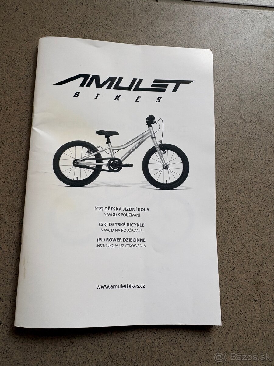 Detsky bicykel amulet ultralahky 16” - 9
