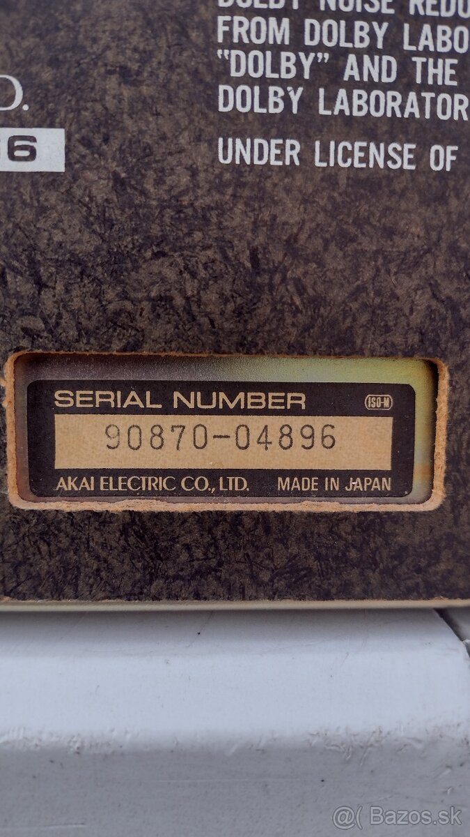Predám Akai Casette Deck GX-R66. - 9