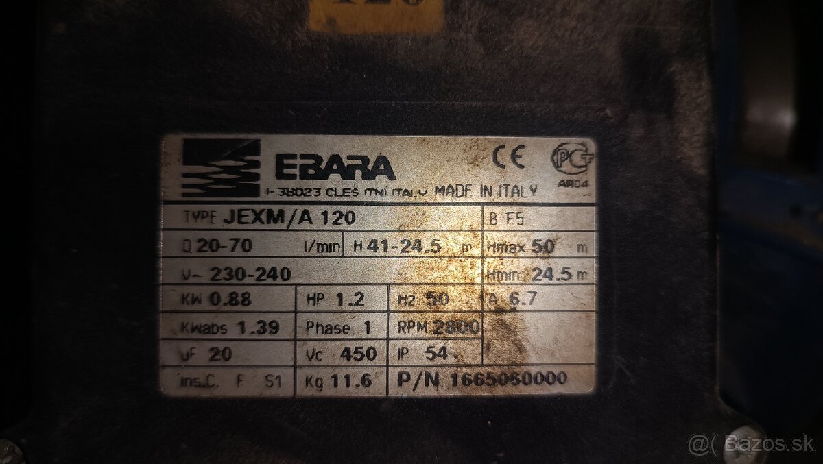 Vodné čerpadlo - motor - 9