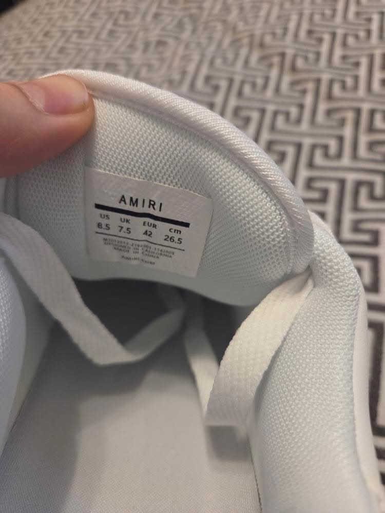 Amiri tenisky white/biele 42 - 9