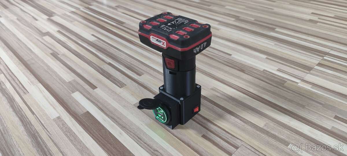 USB nabíjací adapter na batériu parkside 12V - 9