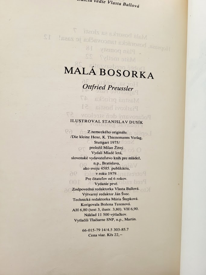 Ottfried Preussler - Malá bosorka - 9