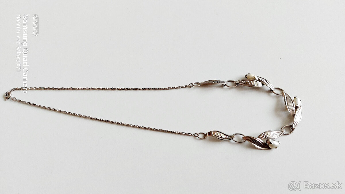 damsky strieborny nahrdelnik - 9