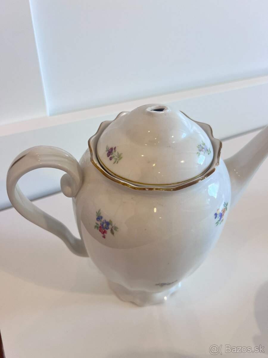 Čajová súprava s kvietkami - 9