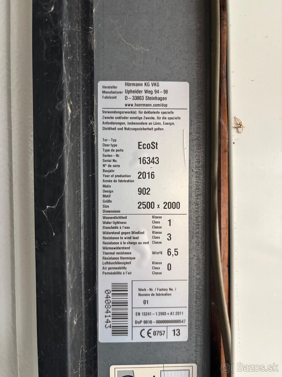 Predam garazovu branu hormann ecostar - 9