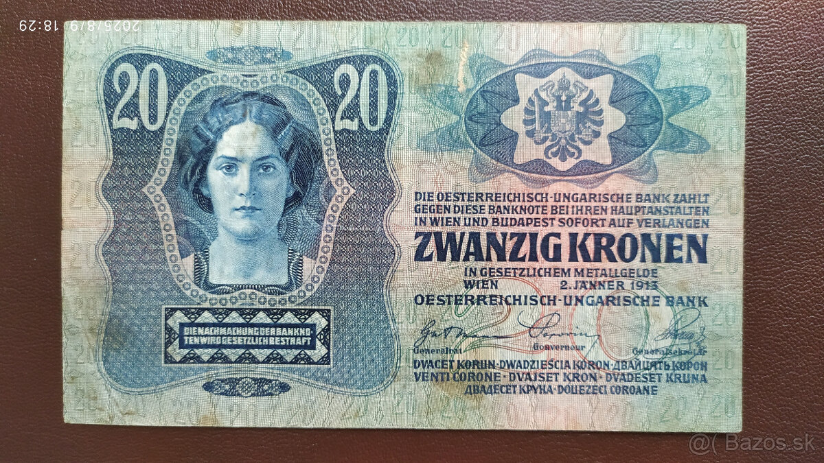 Bankovky Rakúsko - Uhorsko - 9