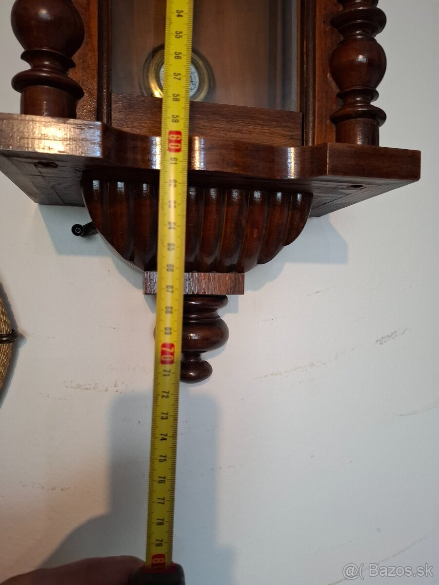 Predám funkčné starožitné hodiny ALTDEUTSCHE (židovky) s jel - 9