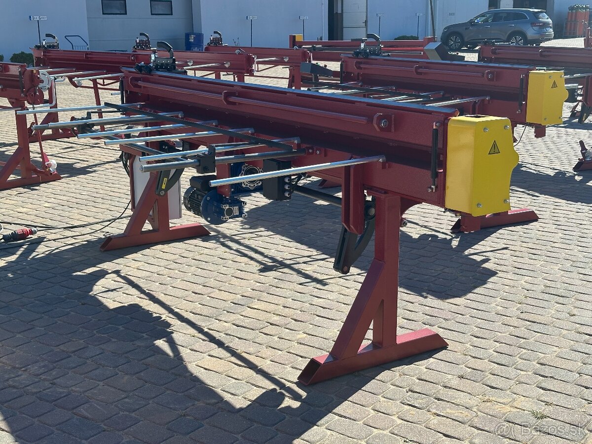 Elektrický ohýbací stroj, ohýbačka, lemovačka na plech, 3m - 9