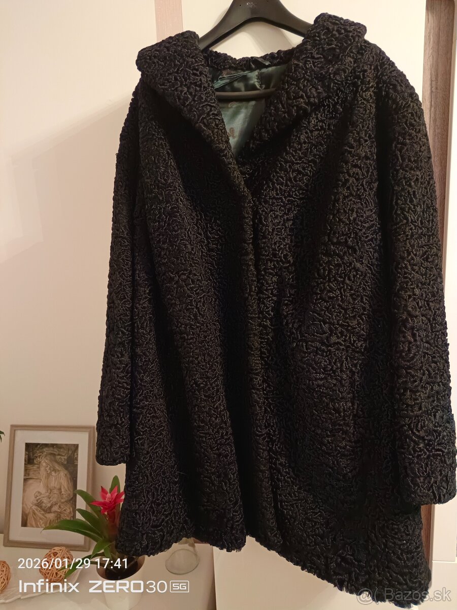 Dámska čierna bunda - 9