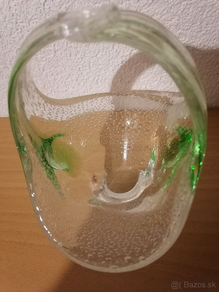 Hutné sklo - zelené - 9