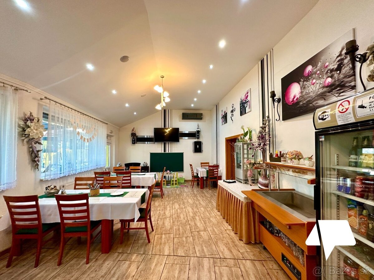 Predaj zabehnutá reštaurácia s veľkým 1- izb. bytom Zlaté Mo - 9
