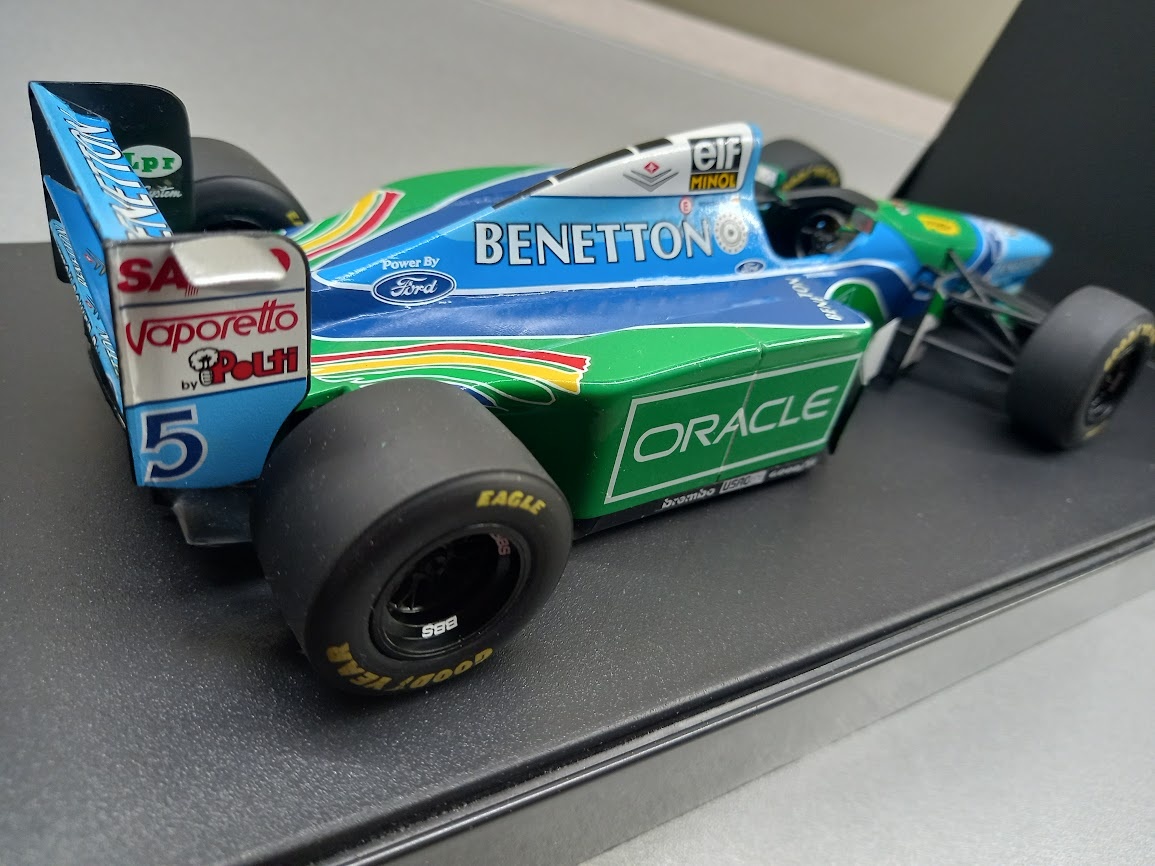 F1 BENETTON FORD B194 GP ANGLIE 1994 SCHUMACHER 1:18 - 9