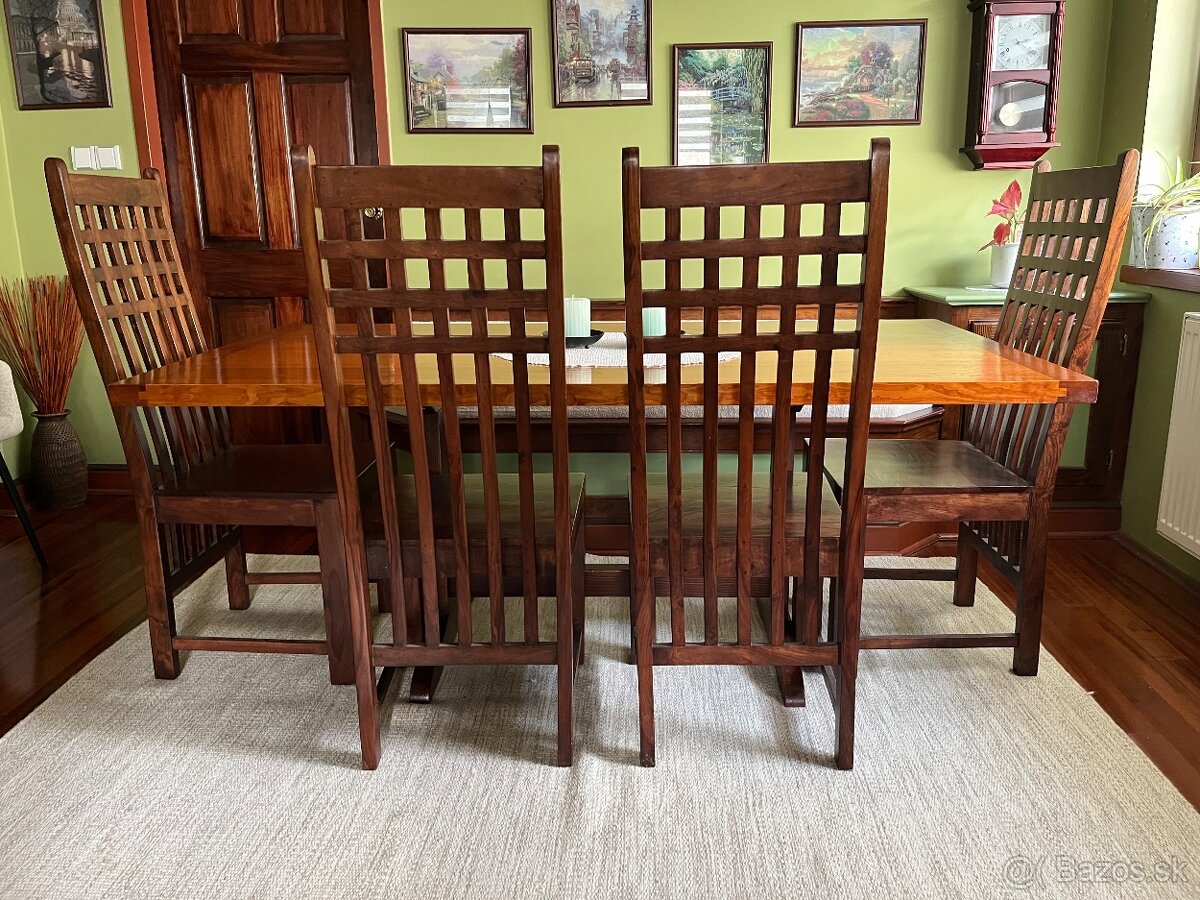 Masívne drevené stoličky - 9