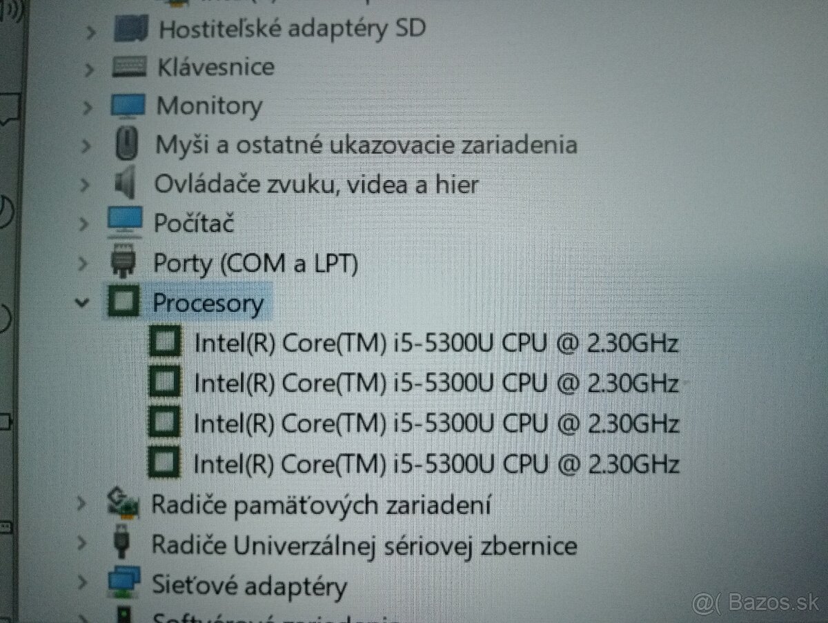 predám Dell latitude 5450 - Intel core i5 - 4gb ram - 9