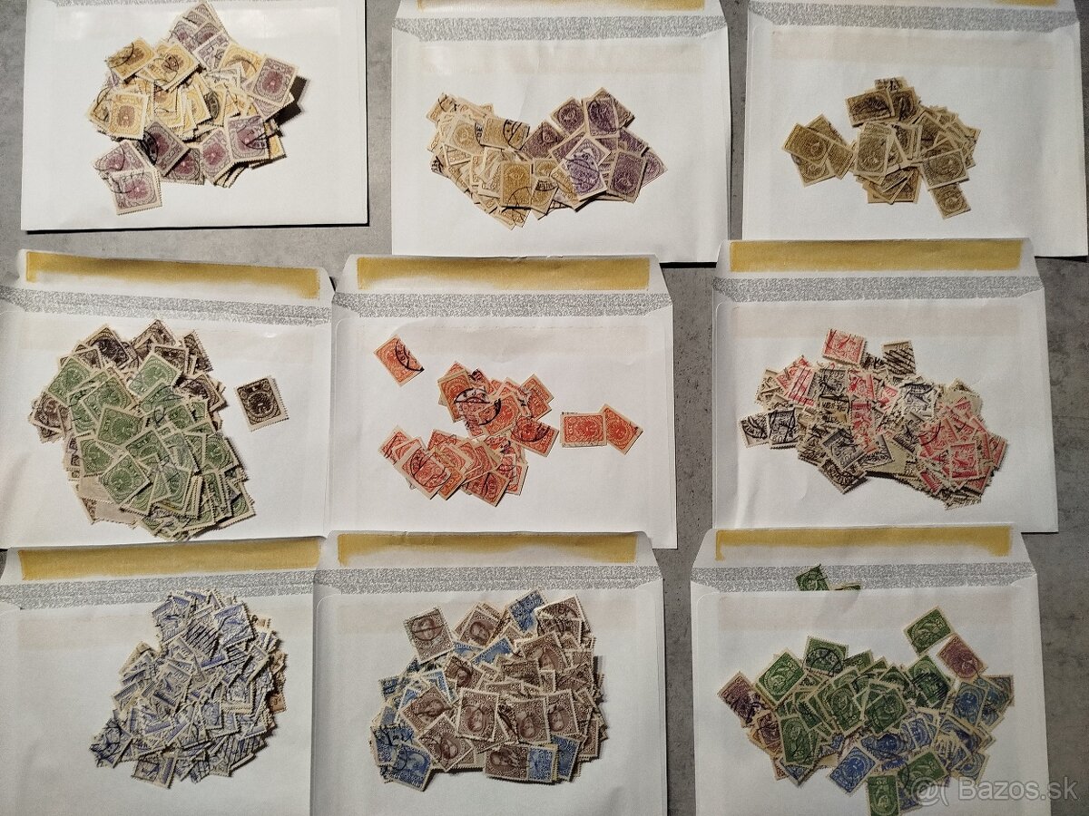 staré Rakúsko (r.1890-1935) - plná krabica známok - 9