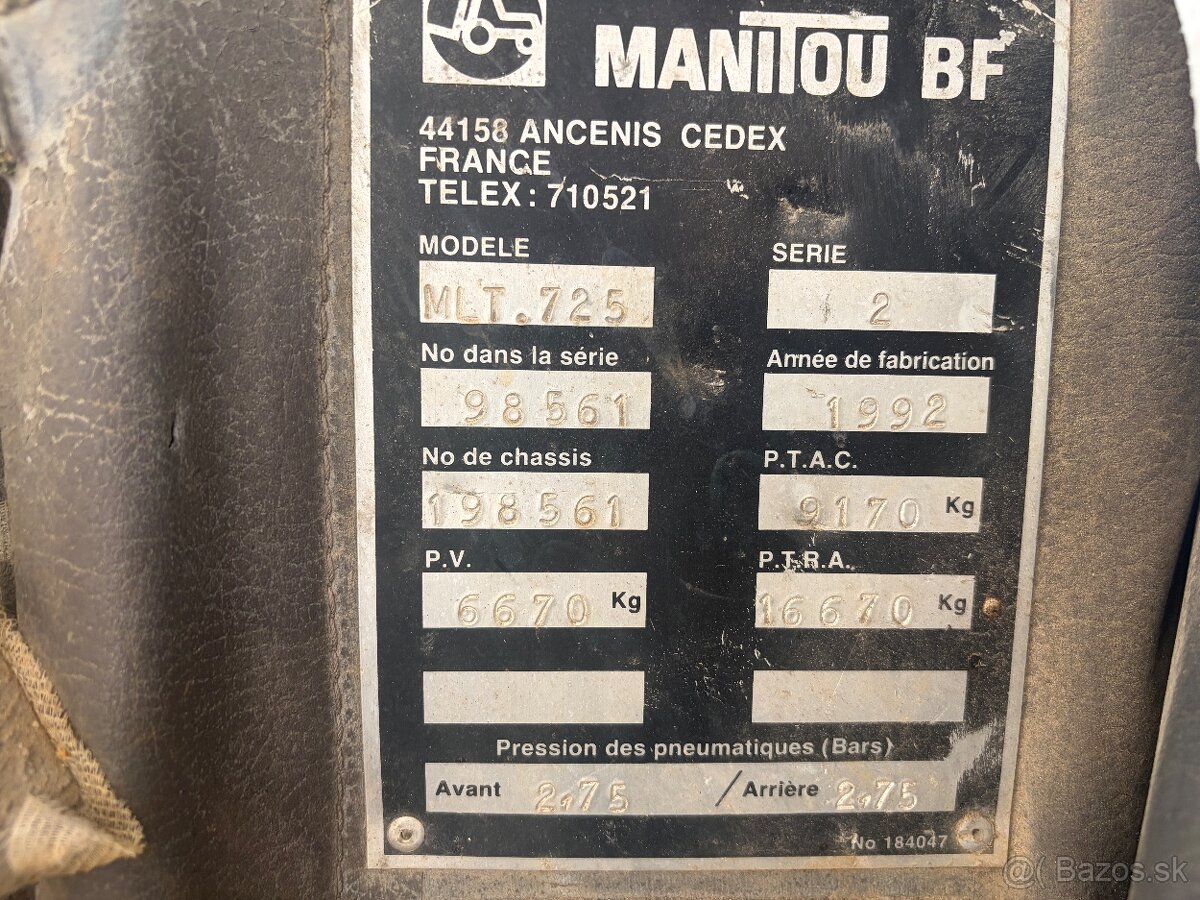 Manitou MLT725 - 9