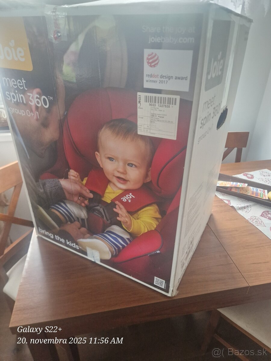 Autosedačka Joie meet spin 360 - 9