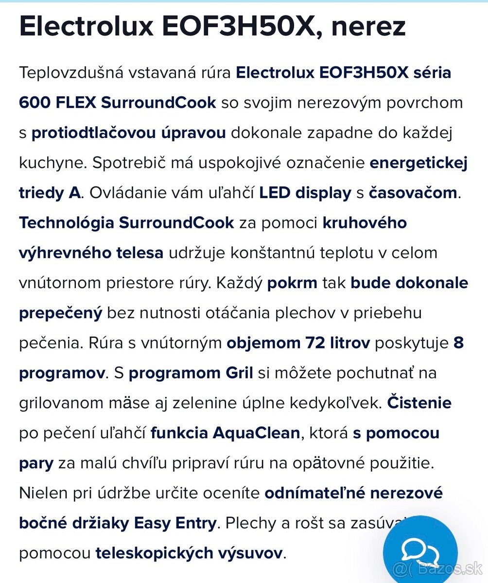 Vstavana rúra Electrolux - 9