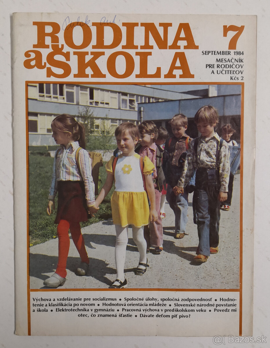 Retro časopisy Rodina a škola - 9